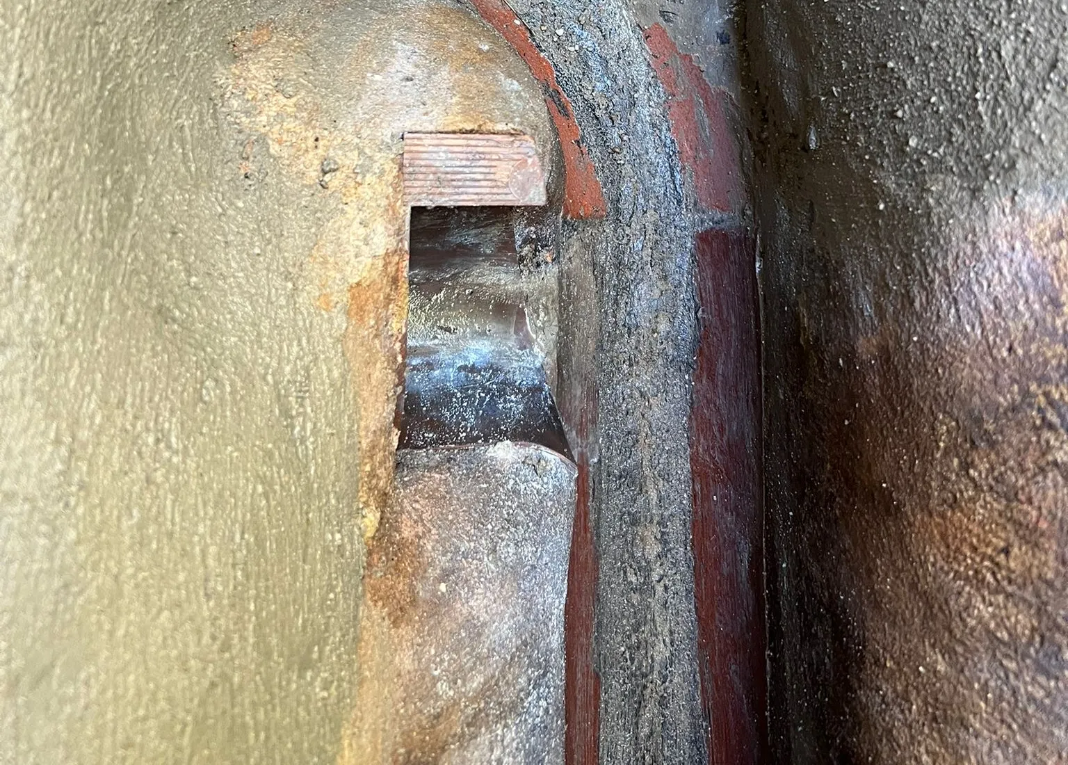 Manhole Repair and Drainage Work 2 repaired manhole chamber after drainage repair