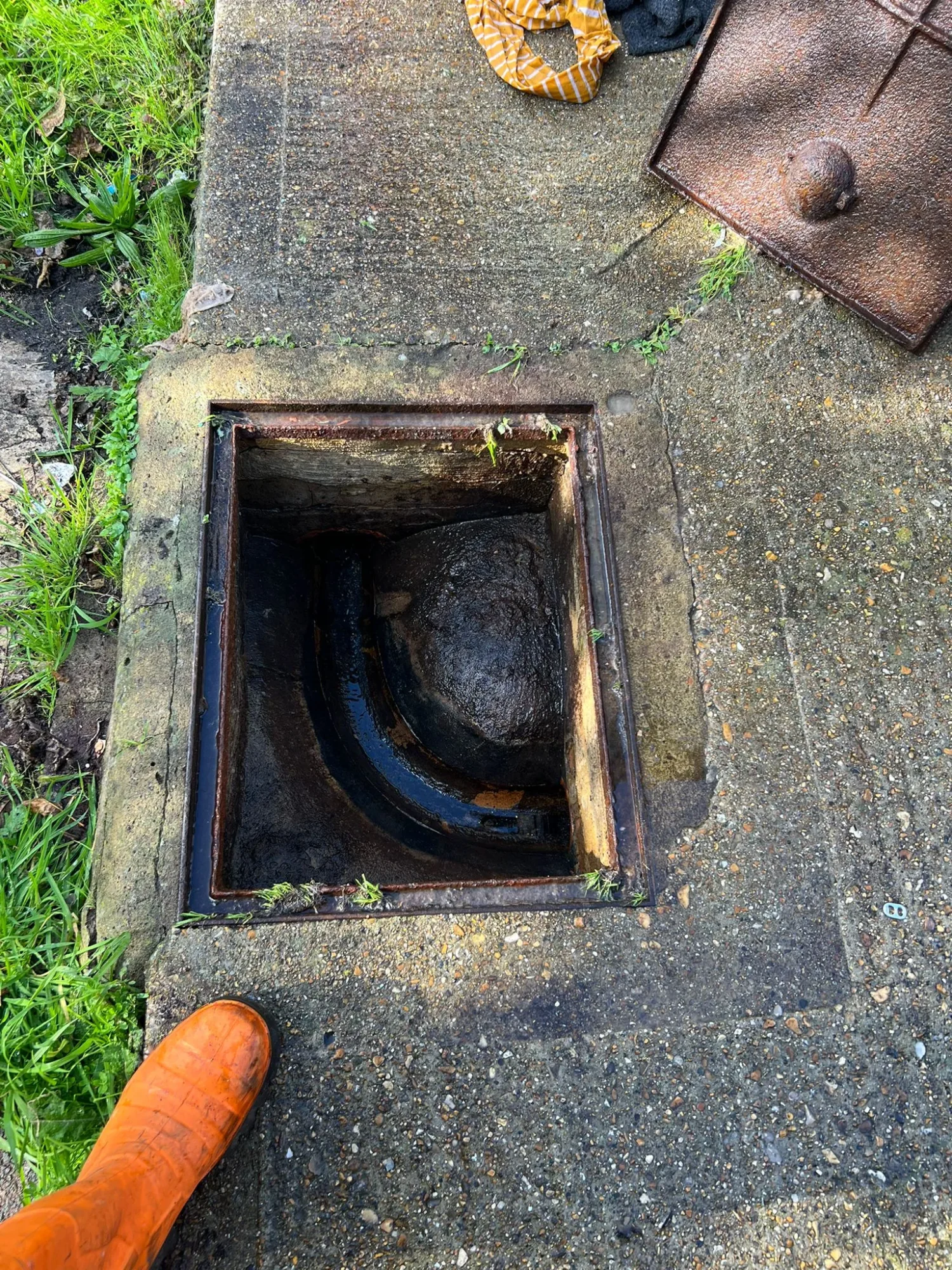 wet wipes blocked drain